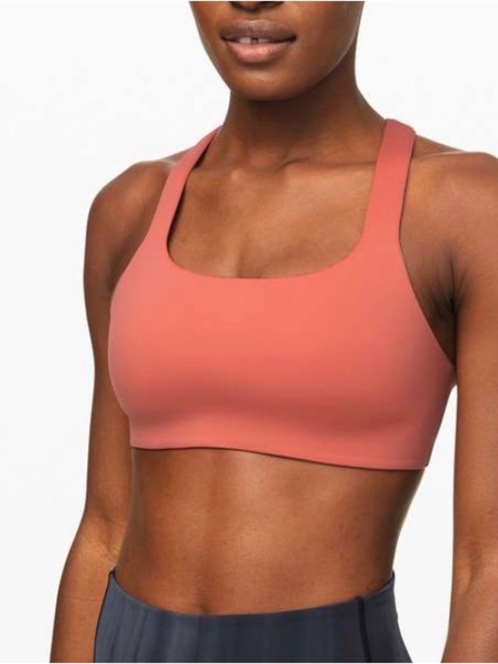 lululemon athletica Coral Pink Sports Bra